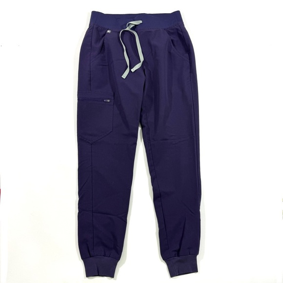 Figs Zamora Jogger Scrub Pants Purple Size XS Medical Uniform PO2199 - Picture 1 of 6